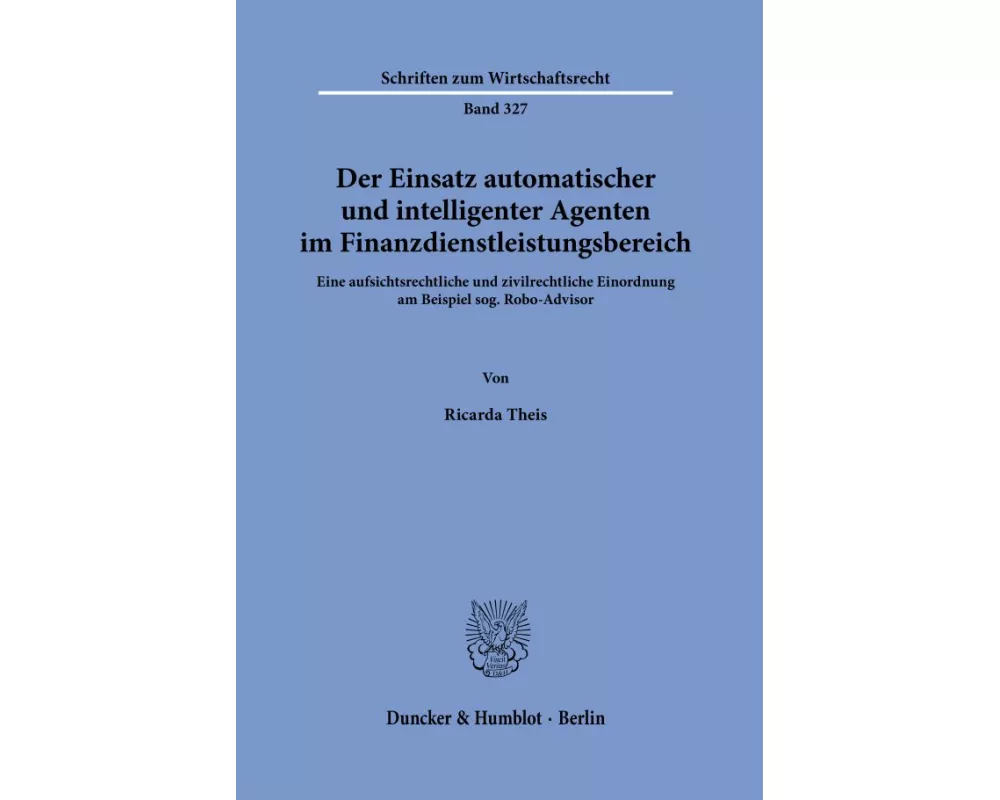 Der Einsatz automatischer und intelligenter Agenten im Finanzdienstleistungsbereich