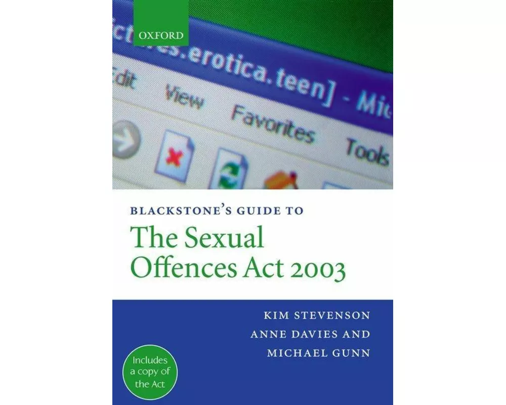 Blackstone's Guide to the Sexual Offences Act 2003
