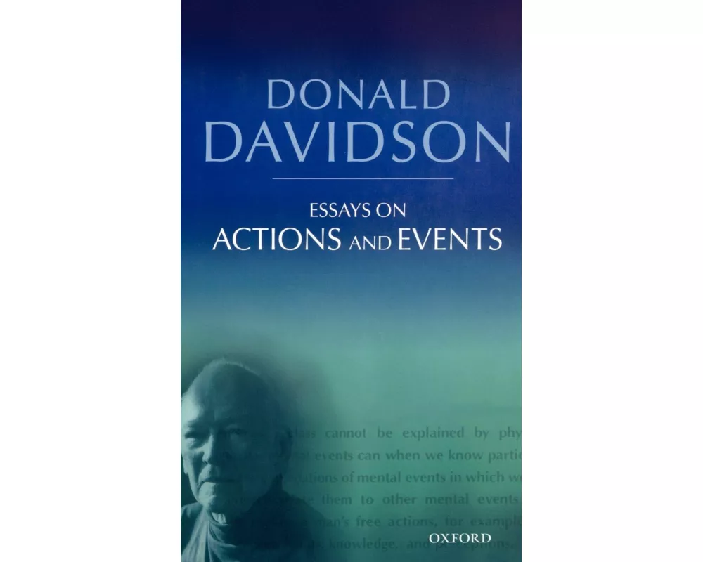 Essays on Actions and Events