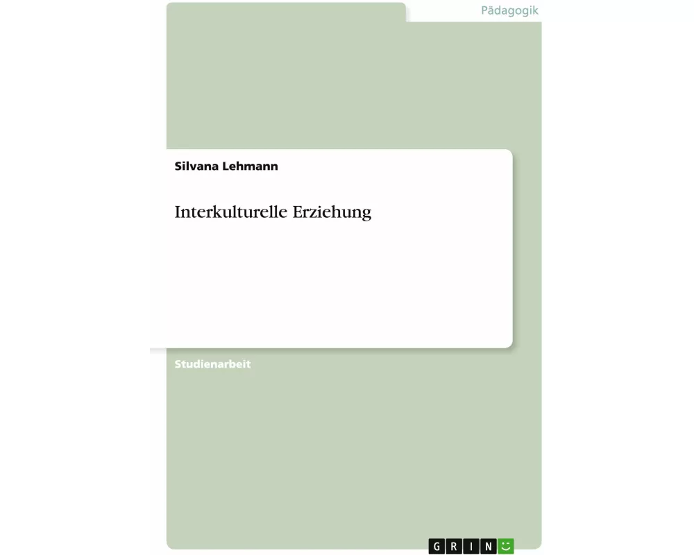 Interkulturelle Erziehung