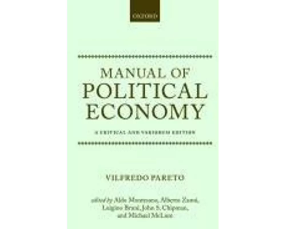 Manual of Political Economy