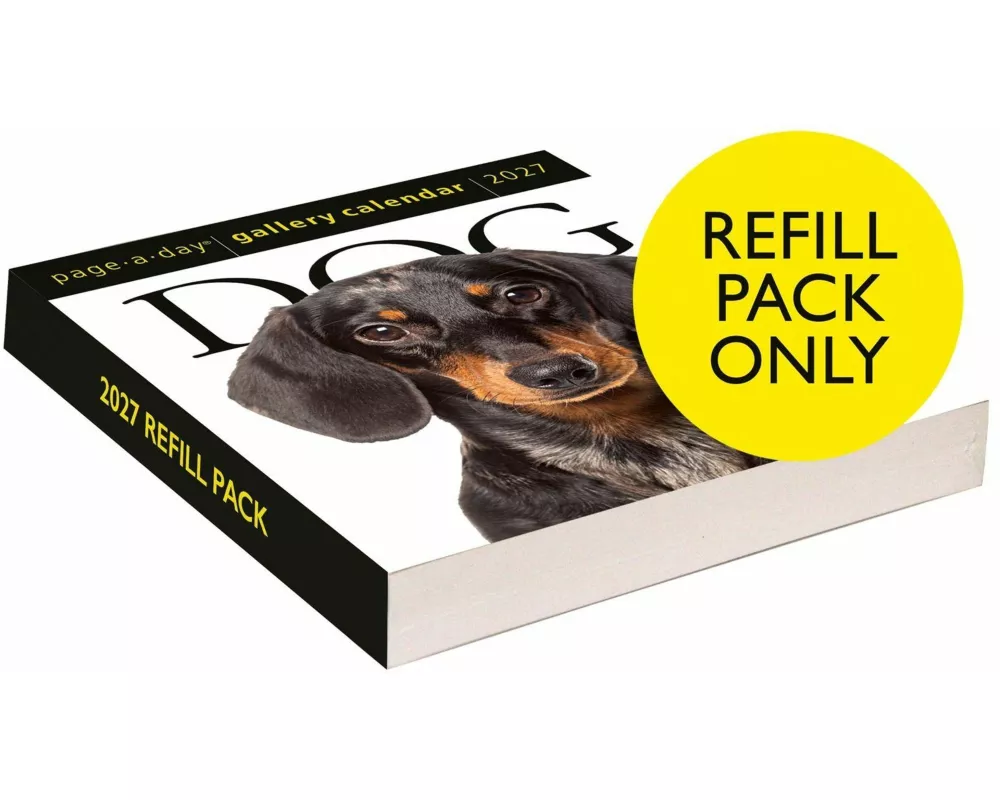 Dog Page-A-Day Gallery Calendar Refill Pack 2027