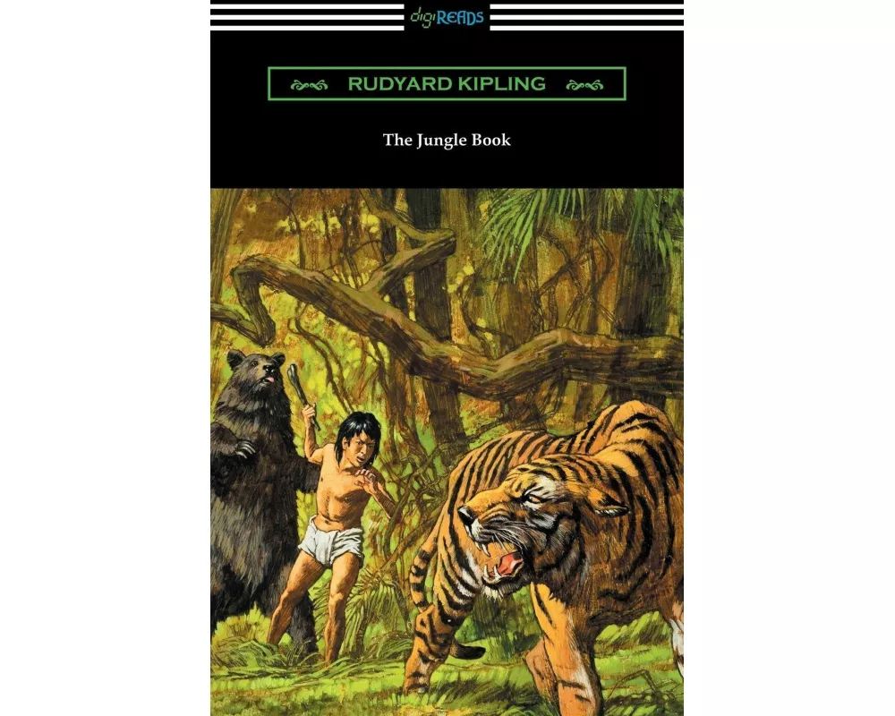 The Jungle Book (Illustrated by John L. Kipling, William H. Drake, and Paul Frenzeny)