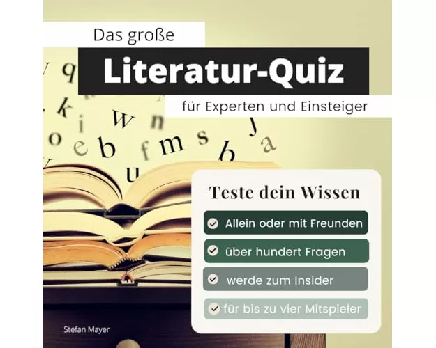 Das große Literatur-Quiz für Experten und Einsteiger
