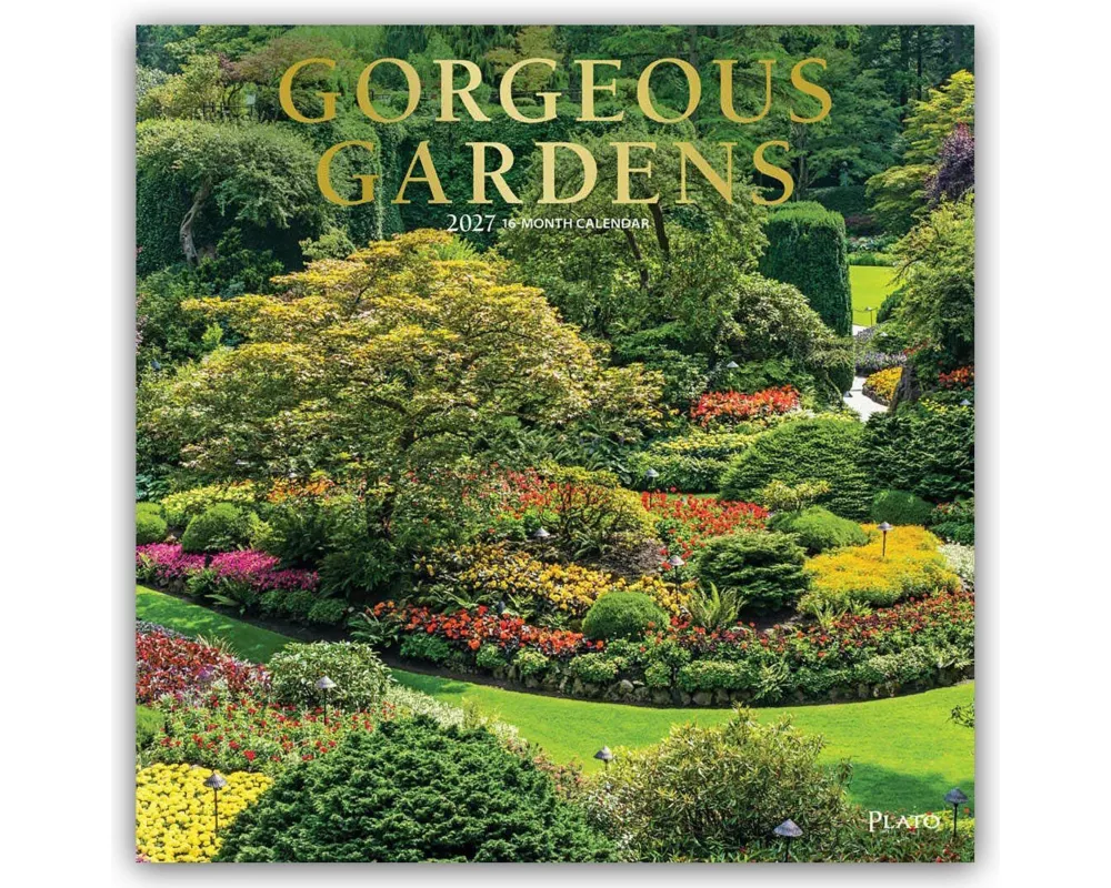 Gorgeous Gardens - Wunderschöne Gärten 2027 - 16-Monatskalender