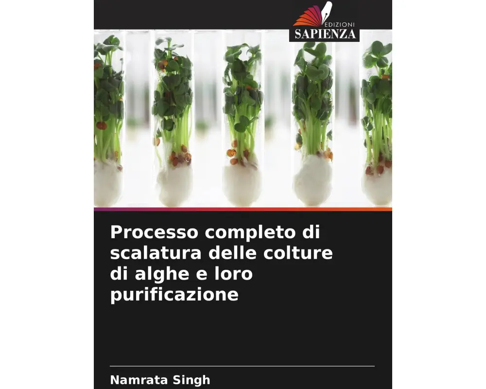 Processo completo di scalatura delle colture di alghe e loro purificazione