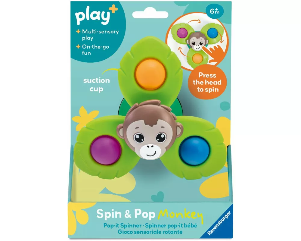 Play+ Spin & Pop: Monkey - ab 6 Monate