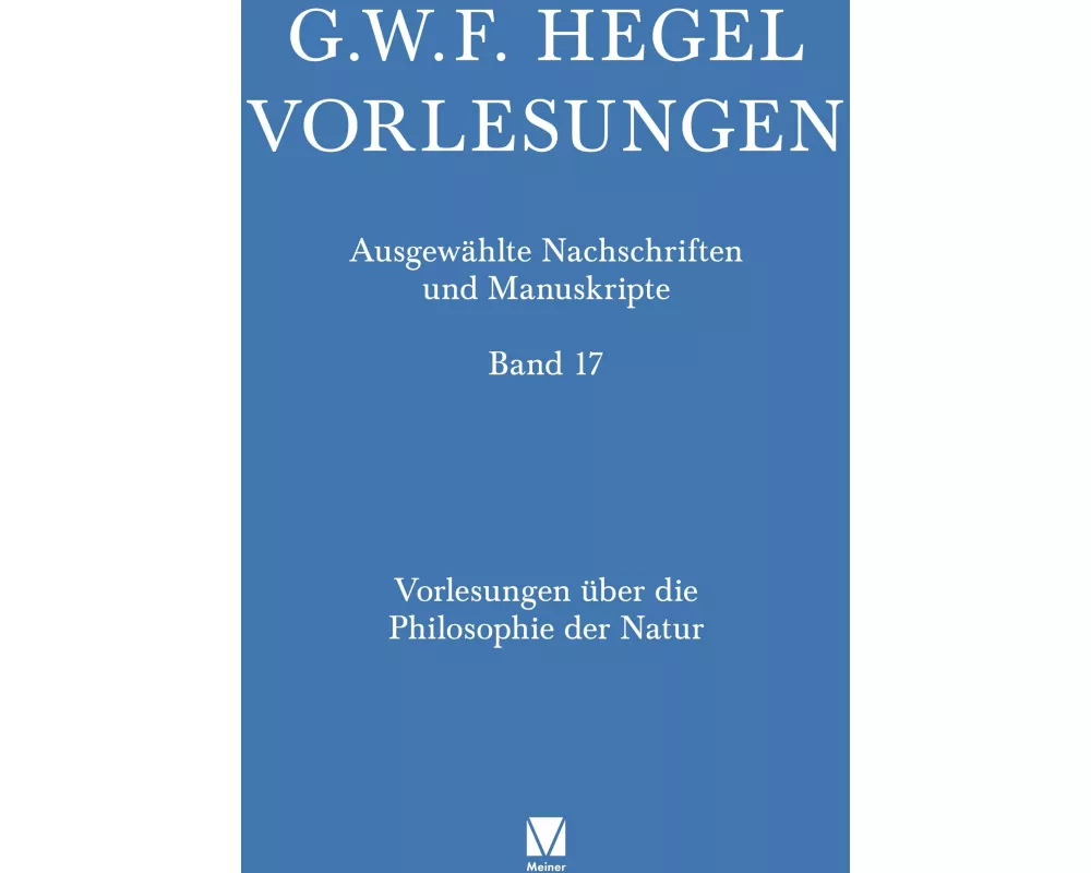 Vorlesungen über die Philosophie der Natur