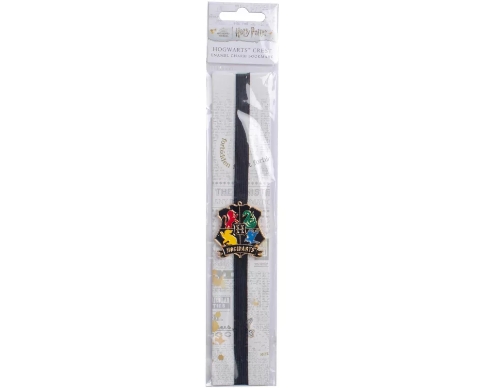 Harry Potter: Hogwarts Crest Enamel Charm Bookmark