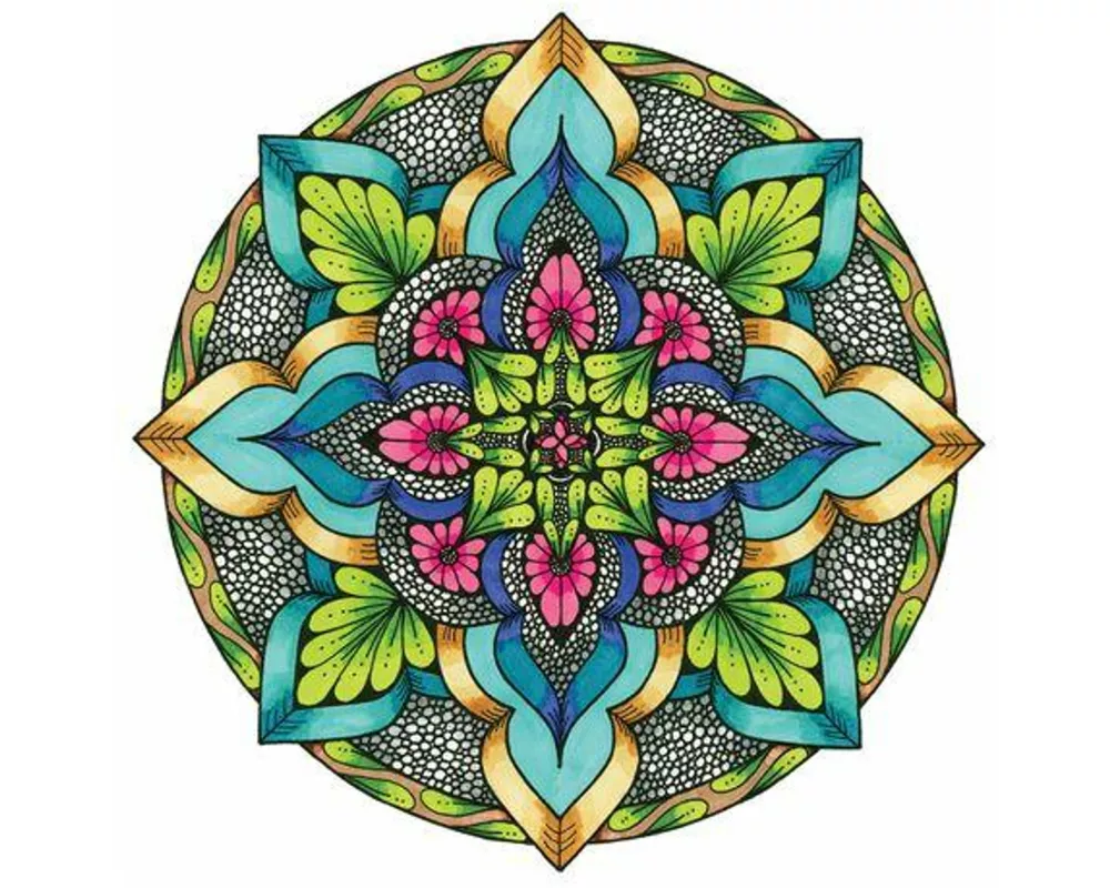 TangleEasy Guided Journal Mandala