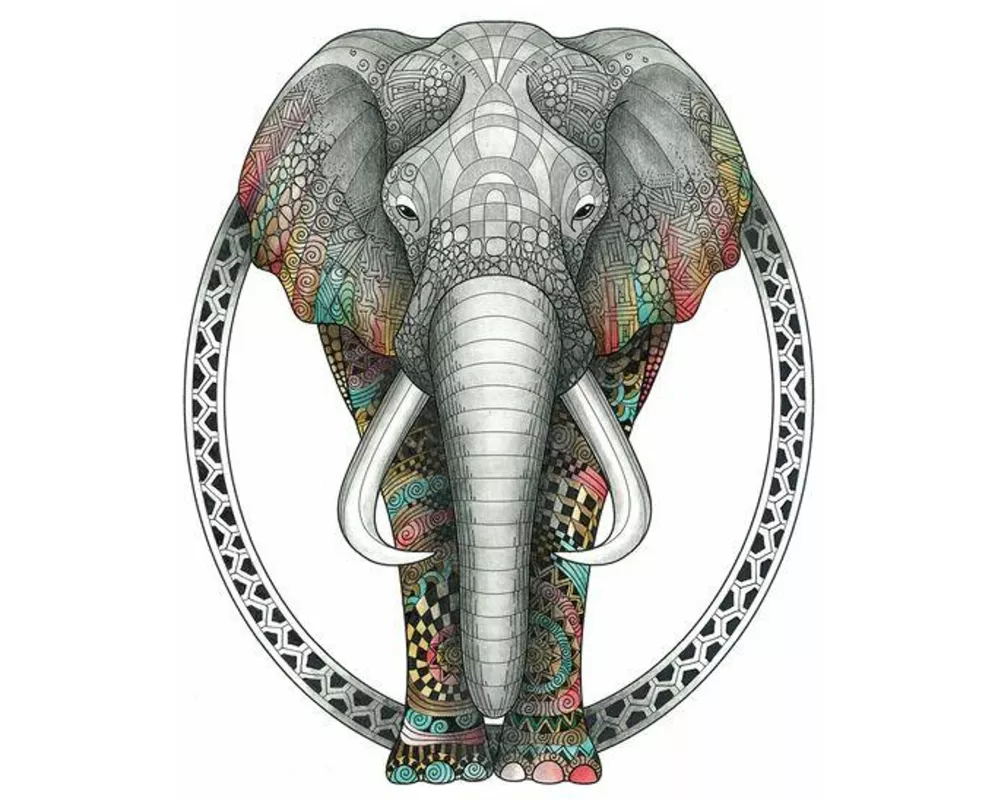 TangleEasy Lined Journal Elephant