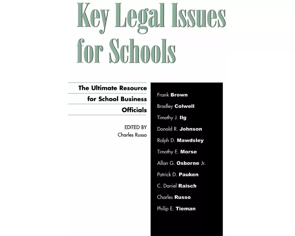 Key Legal Issues for Schools