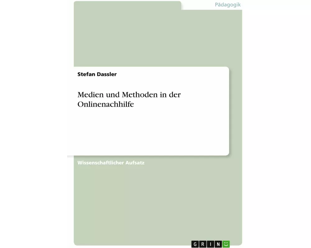Medien und Methoden in der Onlinenachhilfe
