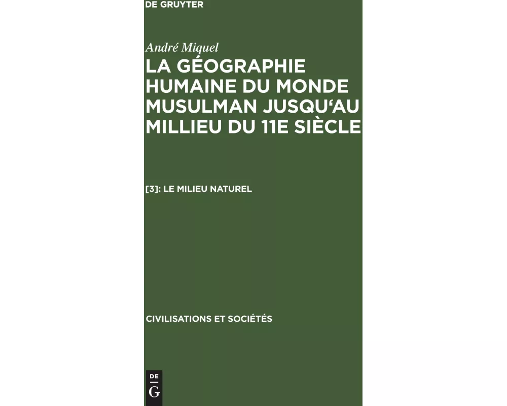 Le milieu naturel