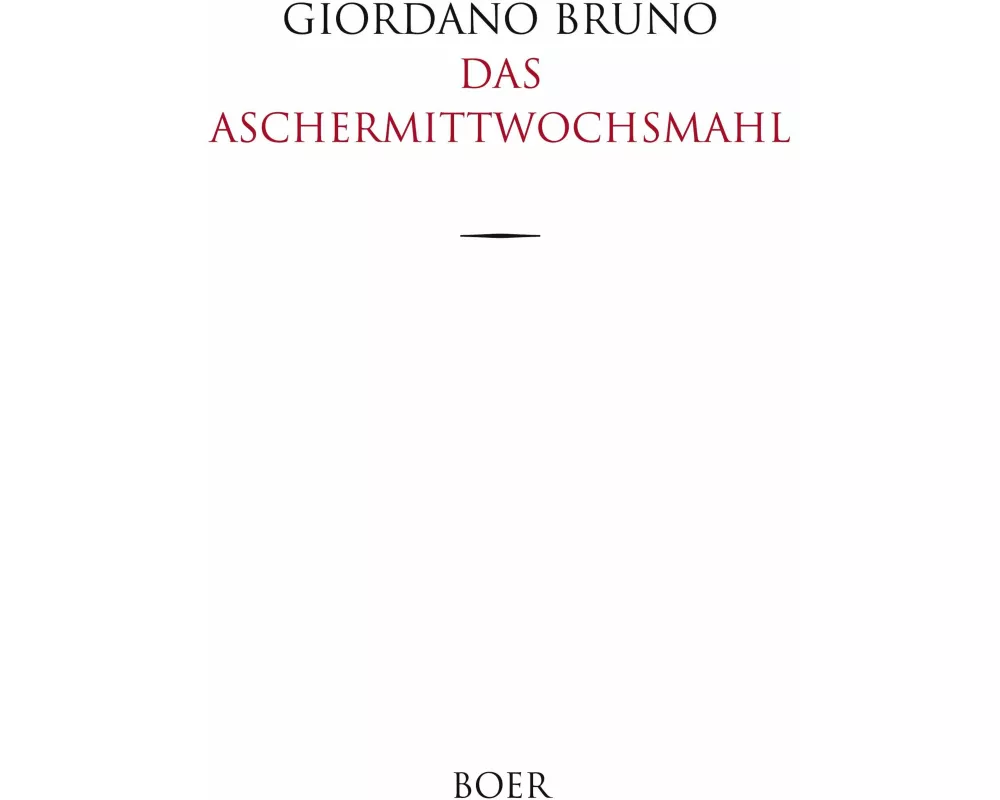 Das Aschermittwochsmahl