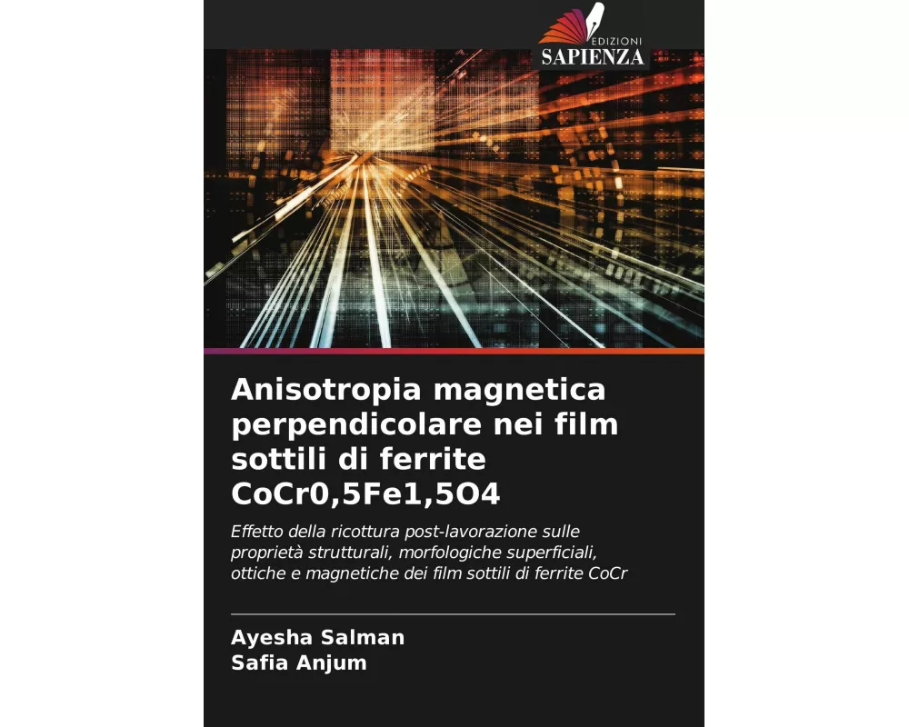 Anisotropia magnetica perpendicolare nei film sottili di ferrite CoCr0,5Fe1,5O4