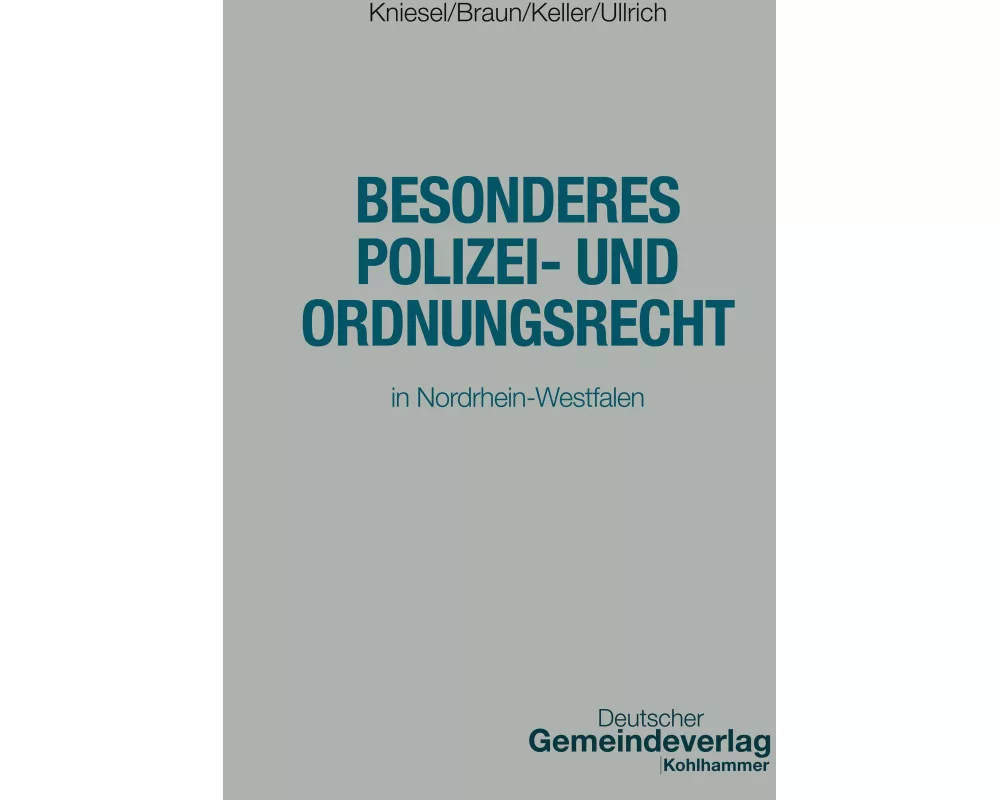 Besonderes Polizei- und Ordnungsrecht