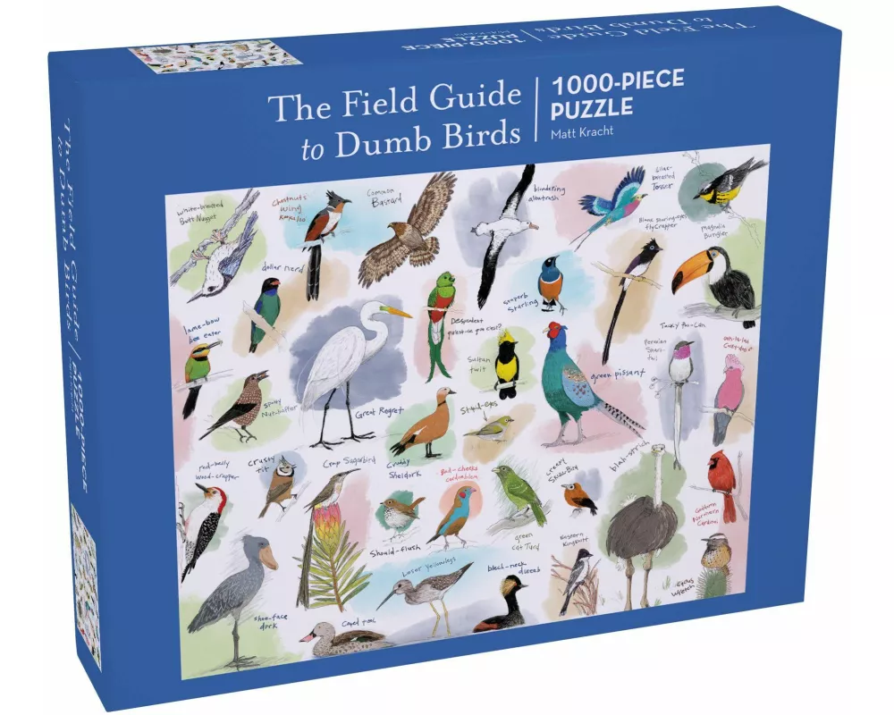 The Field Guide to Dumb Birds 1000-Piece Puzzle