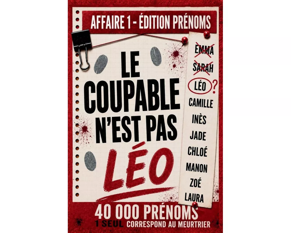 Le coupable n'est pas Léo - Affaire 1│40 000 Suspects │17 Indices │1 Coupable