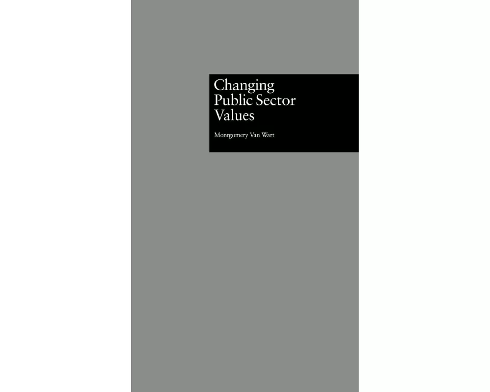 Changing Public Sector Values