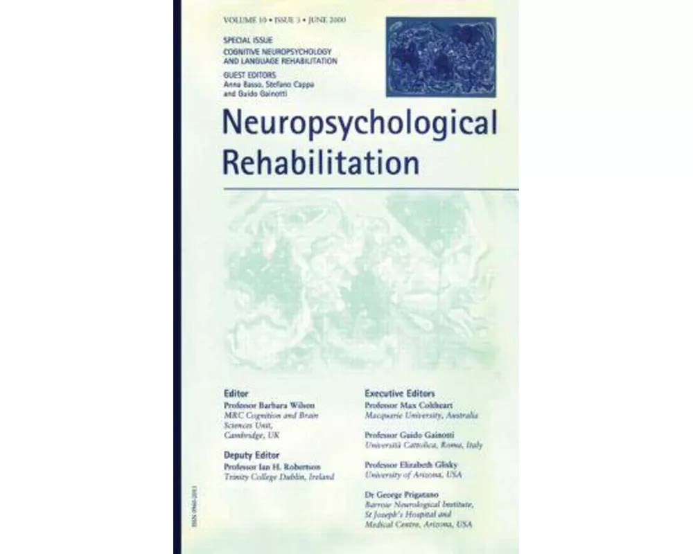 Cognitive Neuropsychology and Language Rehabilitation