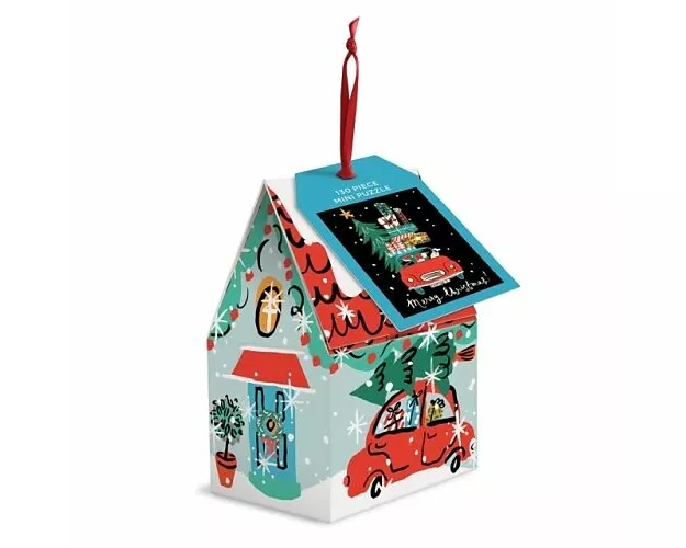 Christmas Car 130 Piece Puzzle Ornament