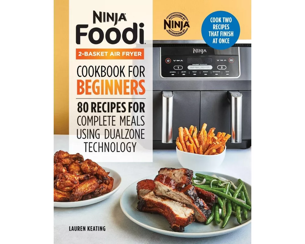 Ninja Foodi 2-Basket Air Fryer Cookbook for Beginners