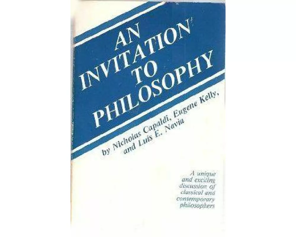 An Invitation to Philosophy