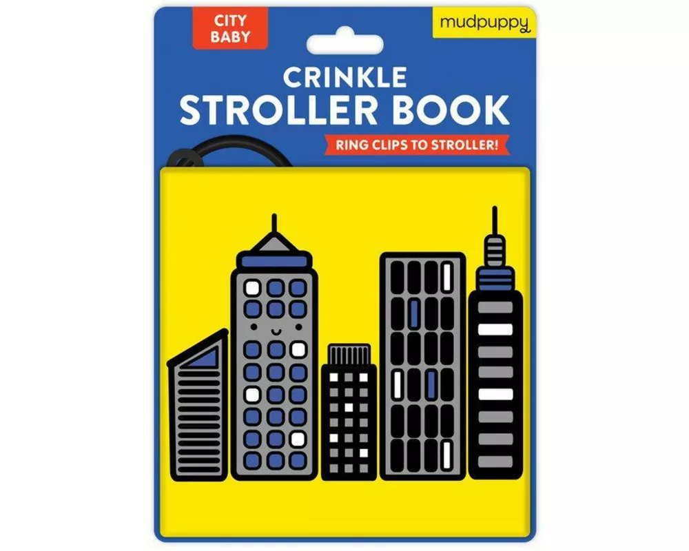 City Baby Crinkle Fabric Stroller Book