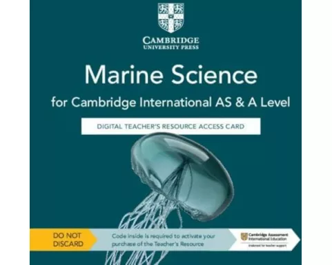 Cambridge International AS & A Level Marine Science Digital Teacher's Resource Access Card