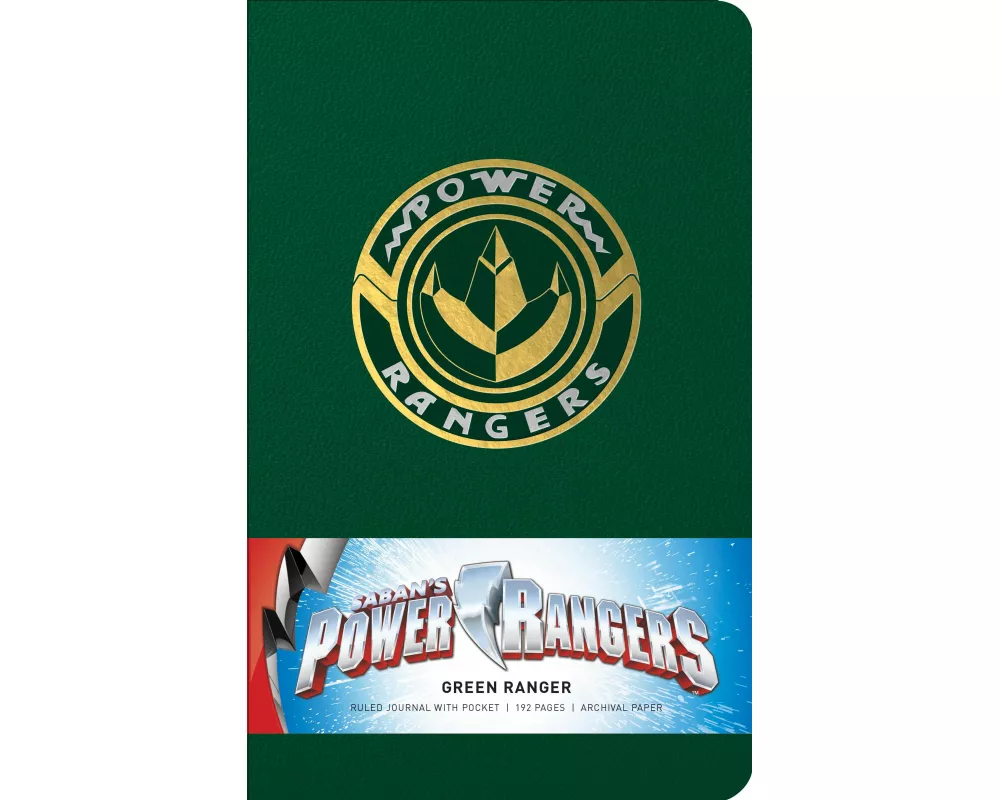 Power Rangers: Green Ranger Hardcover Ruled Journal