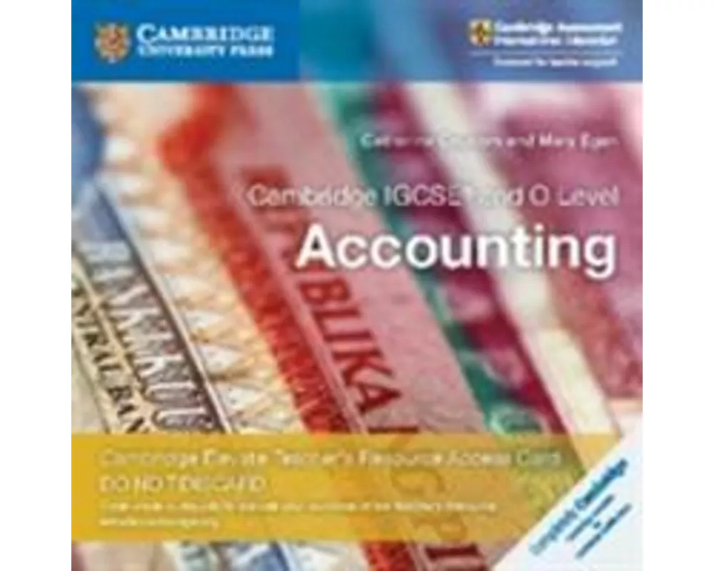 Cambridge IGCSE and O Level Accounting Digital Teacher's Resource Access Card 2 Ed