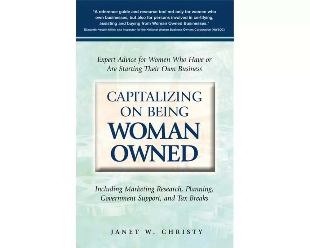 Capitalizing on Being Woman Owned