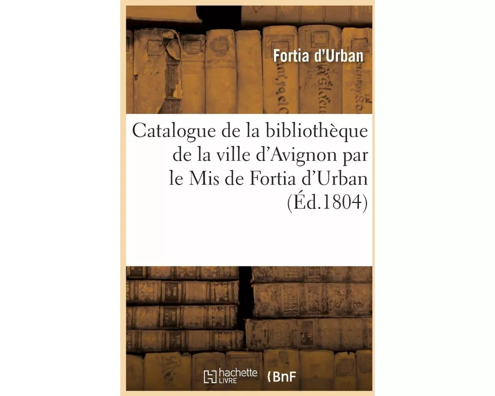 Catalogue de la Bibliothèque de la Ville d'Avignon