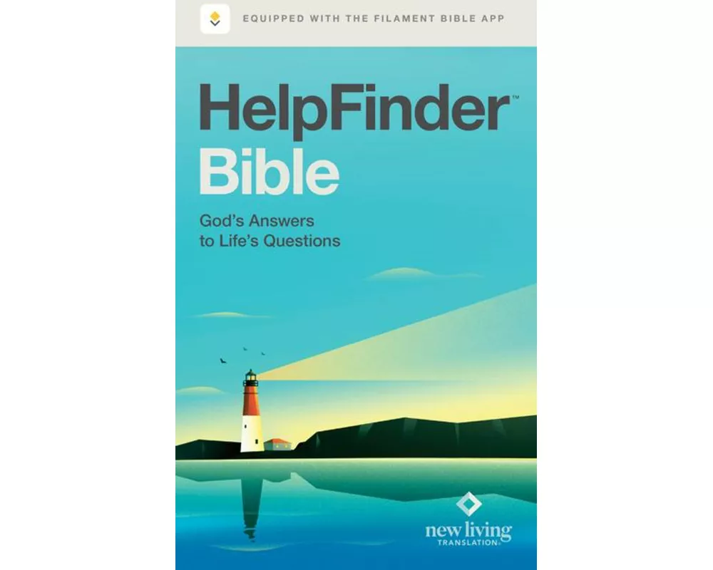 Helpfinder Bible Nlt, Filament Enabled (Hardcover, Red Letter)