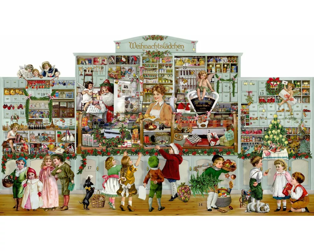 Aufstell-Adventskalender – Das Weihnachtslädchen