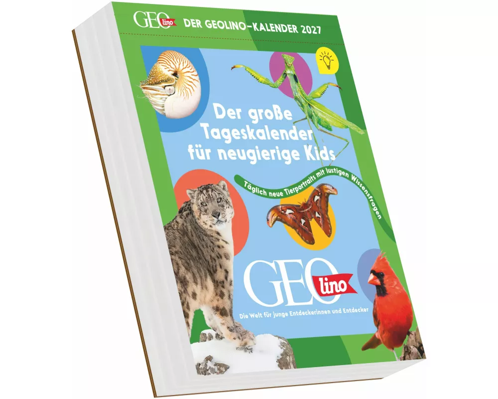 Der GEOlino-Kalender 2027