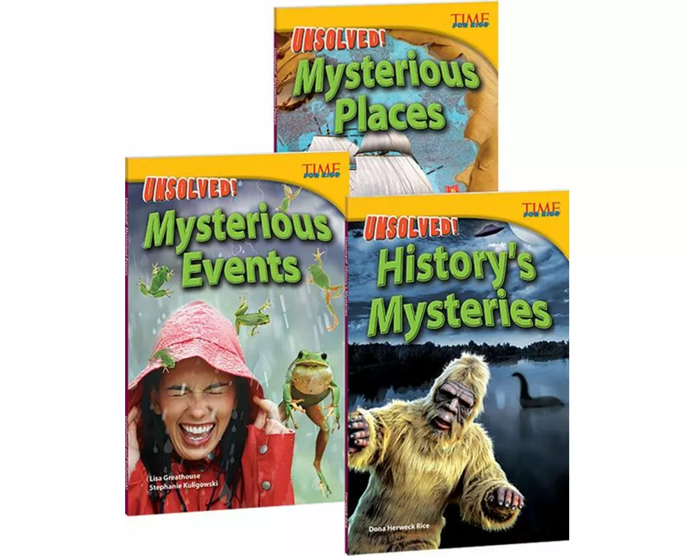 TIME FOR KIDS(R) Nonfiction Readers Unsolved Mysteries Set of 3