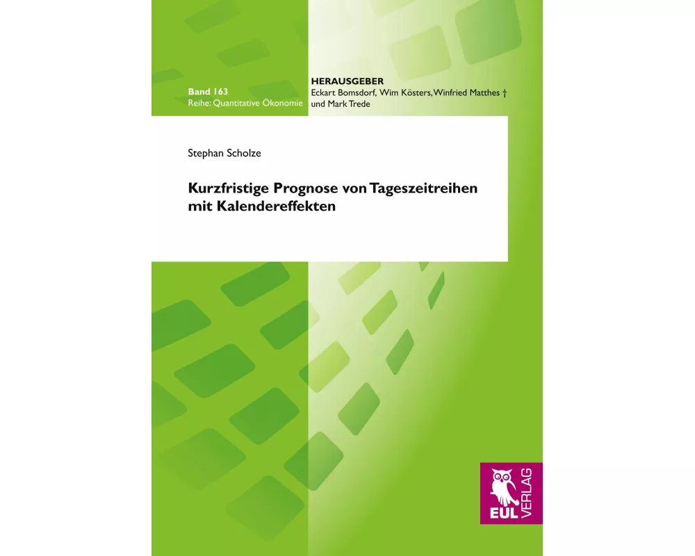 Kurzfristige Prognose von Tageszeitreihen mit Kalendereffekten