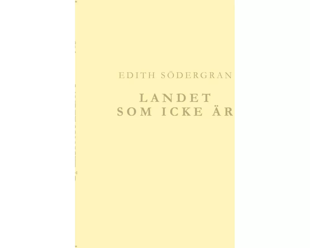 Landet som icke är