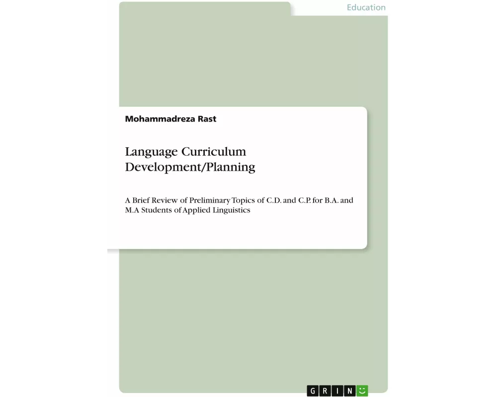 Language Curriculum Development/Planning