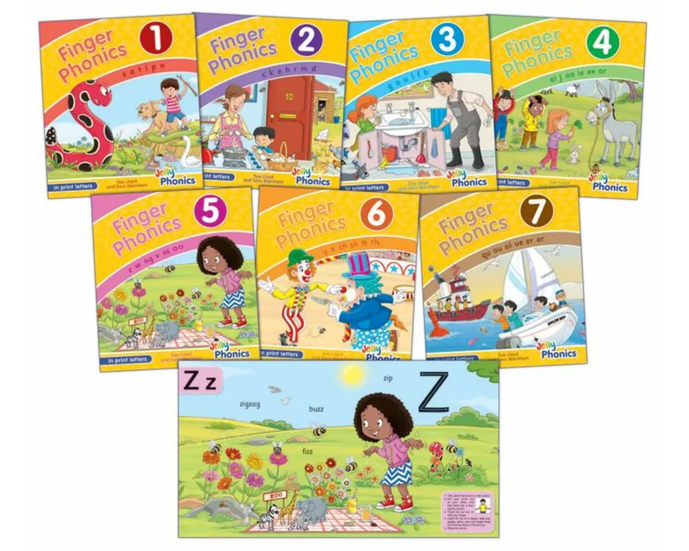 Finger Phonics Books 1-7