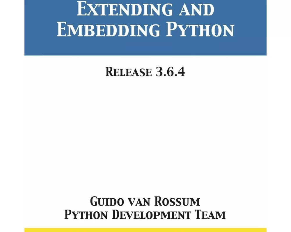 Extending and Embedding Python