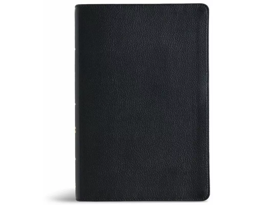 CSB Giant Print Reference Bible, Optimal Type, Digital Study Edition, Black Genuine Leather, Indexed