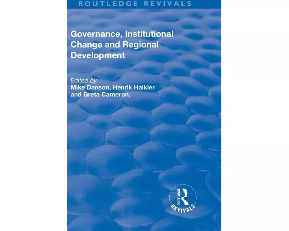 Governance, Institutional Change and Regional Development