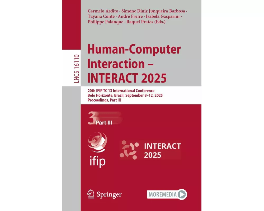 Human-Computer Interaction – INTERACT 2025