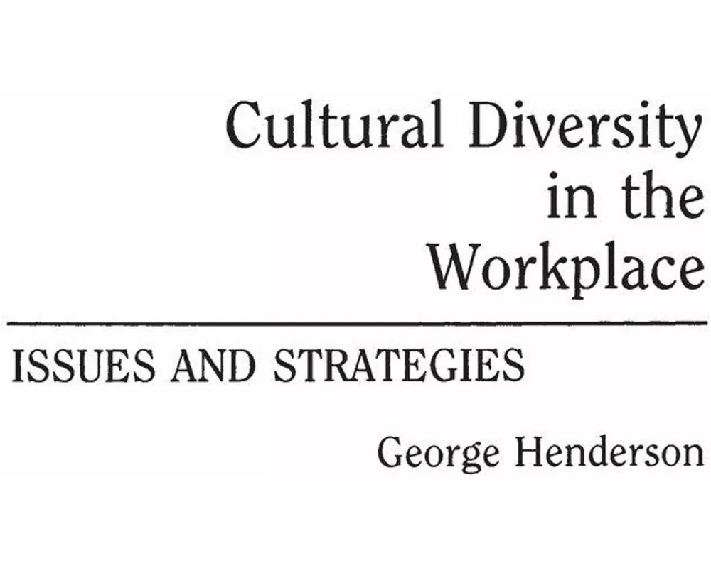 Cultural Diversity in the Workplace