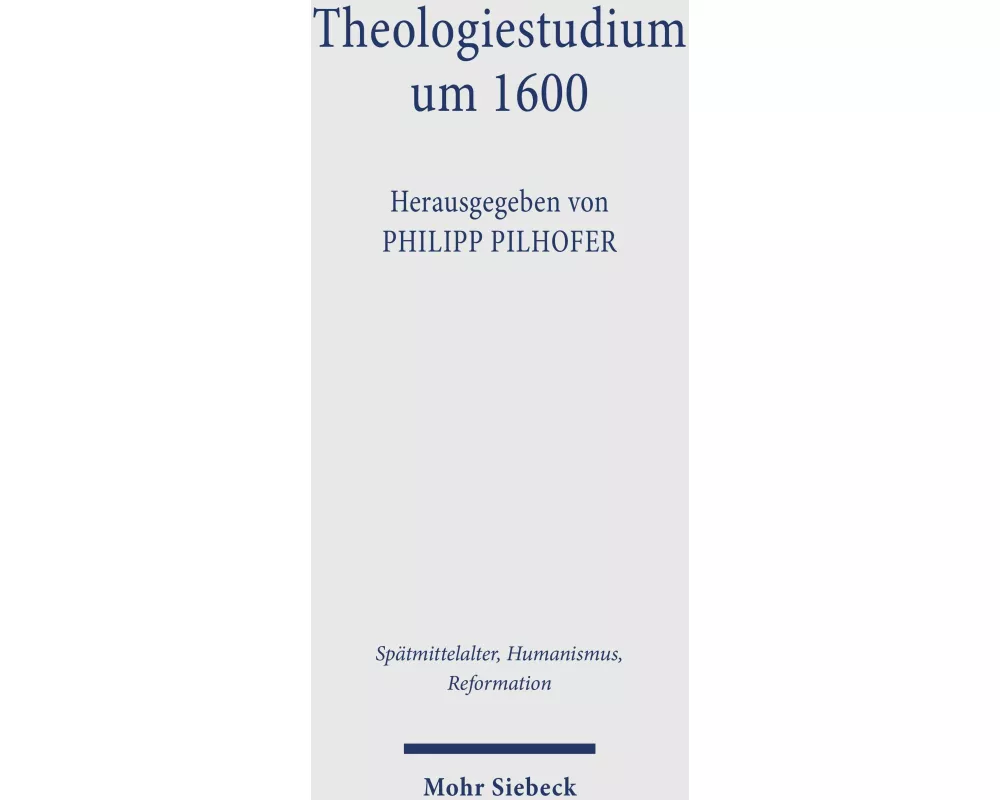 Theologiestudium um 1600