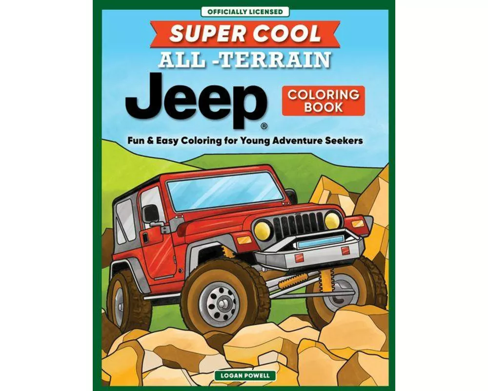 Super Cool All-Terrain Jeep Coloring Book