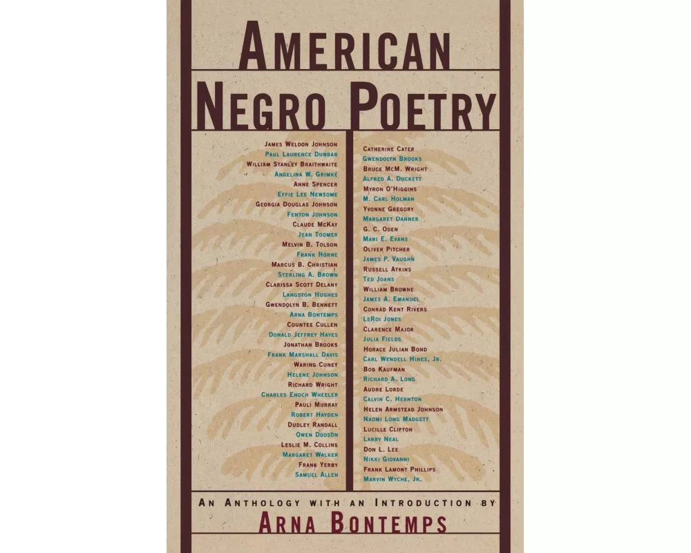 American Negro Poetry
